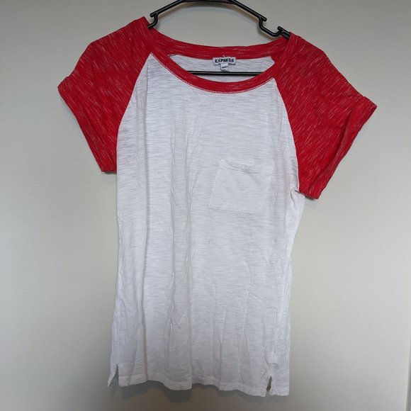 Express Women's Baseball Tee - Picture 1 of 3